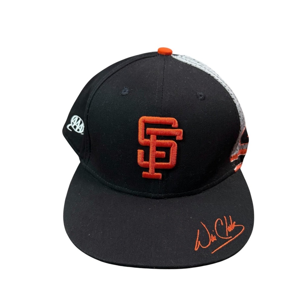 San Francisco Giants Hat Cap Snap Back Mens One Size Black MLB W Clark Melonwear
